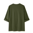 thumbnail image 3 of Camisas Para Hombre Hombres Otoño E Invierno Moda Casual A Cuadros Cuadrado Solapa Bolsillo Sin Capucha Clip De Sujeción Chaqueta De Algodón Top (Green, XXL), 3 of 7