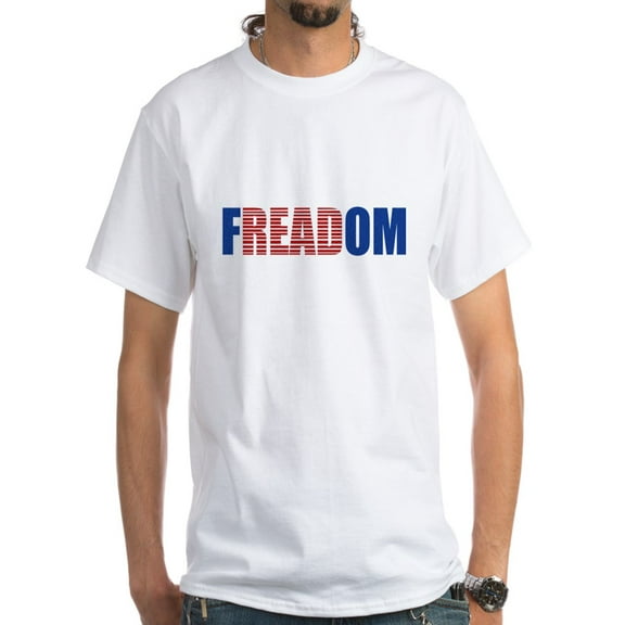 CafePress - FREADOM White T-Shirt - Men's Classic T-Shirts