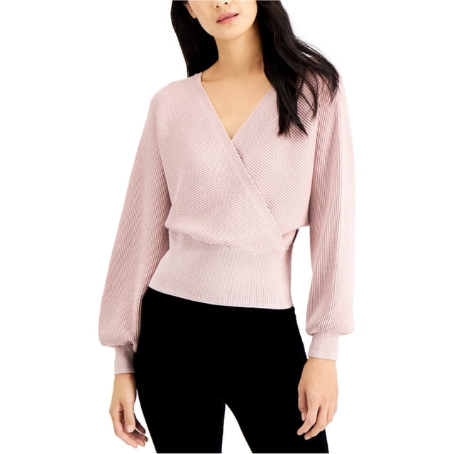 I.N.C Chandail à Paillettes pour Femmes, Rose, Moyen