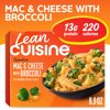 Lean Cuisine Mac & Cheese with Broccoli, Frozen Lunch, Frozen Individual Meals 8.9 oz