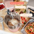 thumbnail image 3 of Beautiful 5.3 Qt Tilt-Head Stand Mixer with Flat Beater, Dough Hook & Balloon Whisk, Rose and Tomato Red by Drew Barrymore, 3 of 12