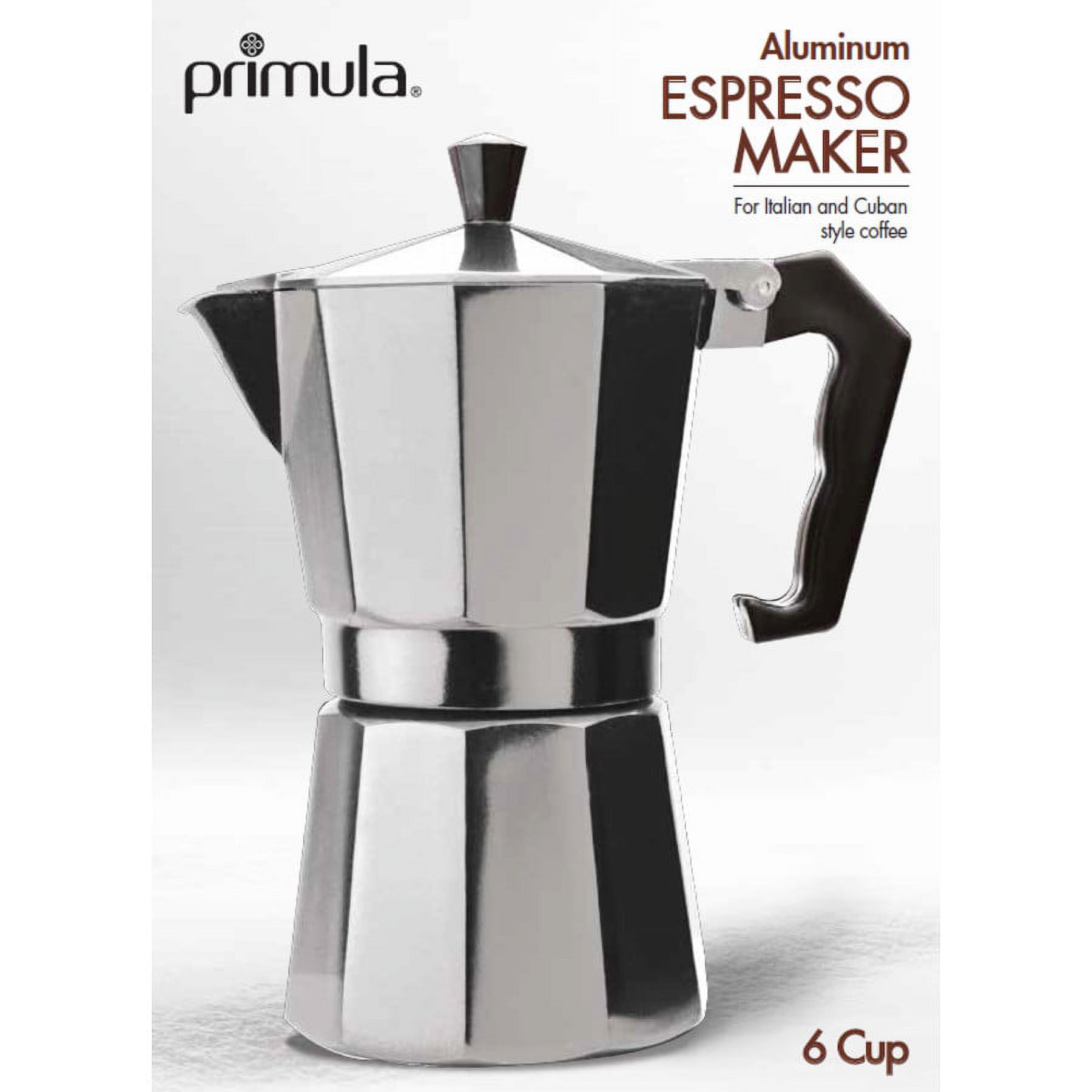 Primula Aluminum 6 Cup Stove Top Espresso Maker- Polished - image 3 of 9