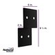 thumbnail image 3 of Soporte de Montaje National Hardware N800-209 Acero Negro 5x13 cm, 3 of 7
