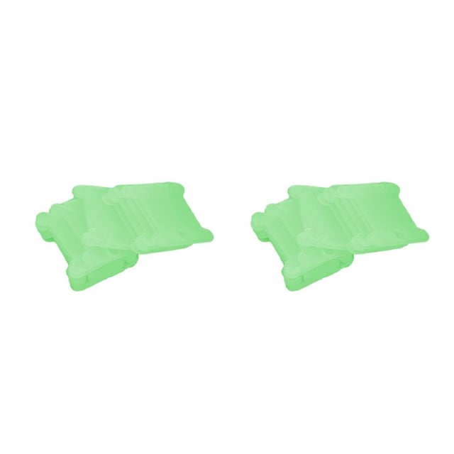 Bearachild Paquete de 20 tarjetas de bobinado de hilo, tarjetas de plástico, accesorios de oficina, bordado, suministros para el hogar, Type10 NO10