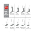 thumbnail image 5 of Hanes Men's Compression Crew Socks Black 6-12, 5 of 6