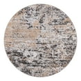 thumbnail image 3 of Unique Loom Leipzig Collection Area Rug - Bach (3' 3" Round Beige/Ivory), 3 of 7
