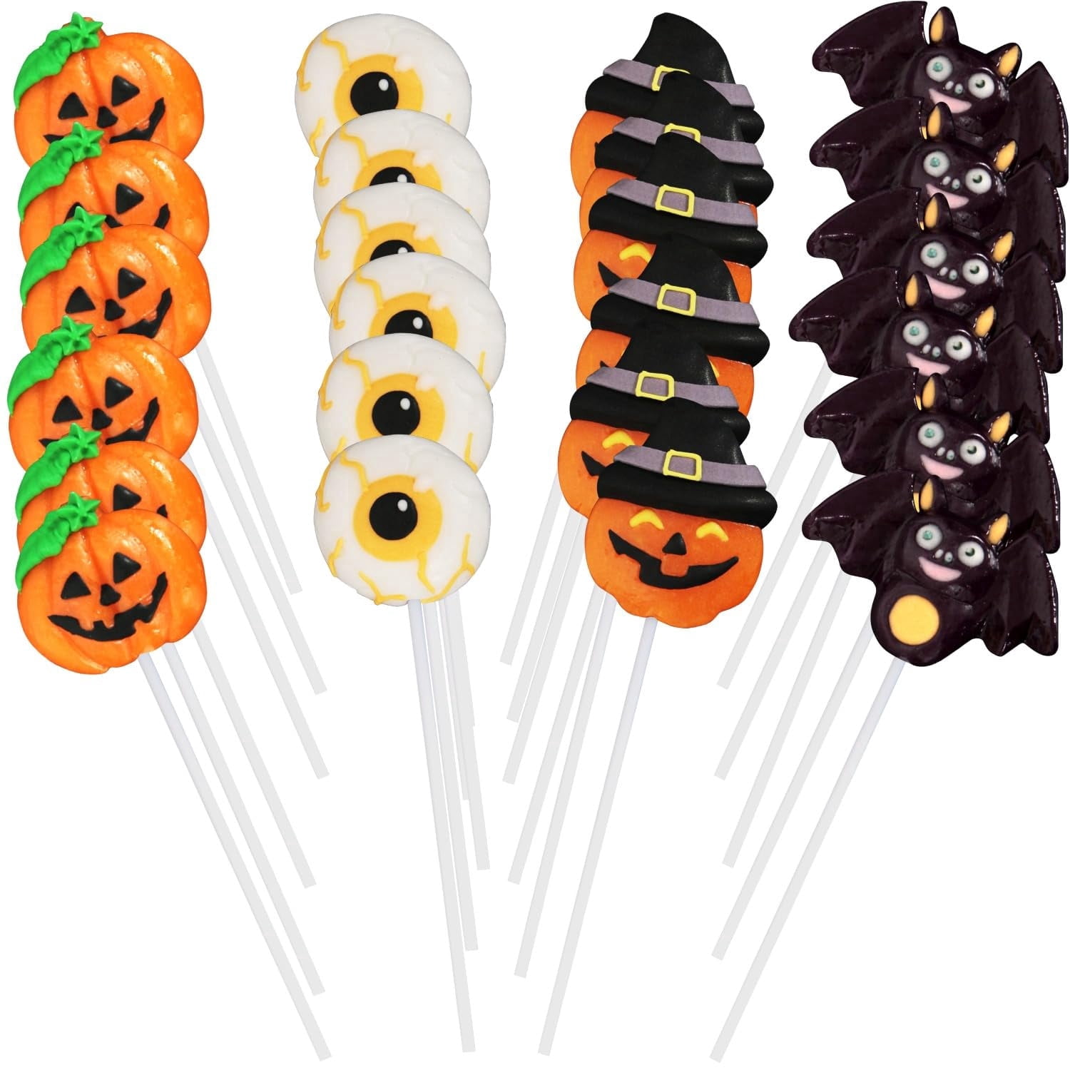 YumEarth, Organic Halloween Fruit Pops, 40 Count, Assorted