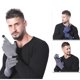 thumbnail image 5 of Guardurnaity Guantes de invierno con dedos completos a prueba de viento para hombre, 2 uds., antideslizantes, cálidos, para bicicleta, mitones elásticos guantes y mitones negro rojo tipo3 Guardurnaity AP016319-03, 5 of 6