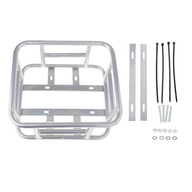 Cesta de Canasta de Bicicleta Caseta de Estante de Carga Se Adapta a La Mayoría de Las Bicicletas Y Una Canasta de Almacenamiento de Bicicletas