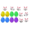 thumbnail image 1 of Billuyoard Cocteleras de huevos de maracas únicas para niños, colores brillantes y cocteleras lindas para bebés, huevos musicales coloridos Kits de decoración para fiestas, 1 of 2