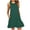 Green, variant on Giftesty Wedding Guest Dresses for Women Fashion Women Summer Casual Round-Neck Short Sleeve High Waist Mini Dress