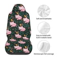 thumbnail image 5 of Pofeuu Pink Sleeping Fox Print Automotive Car Seat Covers Flat Cloth Full Set Seat Covers,Car Seat Covers front seats for Cars Trucks and SUVs(Two packs), 5 of 7