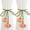 Orange, variant on Handmade Boho Flower Curtain Tiebacks, Set of 2 Braided Rope Curtain Holdbacks with Floral Tassel, Decorative Window Treatment Tie Backs for Bedroom Living Room
