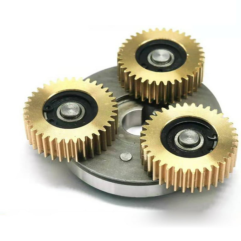 Geege 3pcs 36T Ebike Wheel Hub Motor PLANETARY Copper Gears w/ Bearing for Bafang Motor, Size: Medium, Red
