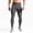 Gray, variant on Men's Compression Pants Workout Leggings Running Tights Cool Dry Athletic Baselayer Pants for Basketball Yoga Cycling Beige L(L)