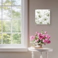 thumbnail image 4 of Framed Canvas Wall Art for Living Room Vintage Floral Wall Decor, Watercolor Flower Leaves Aesthetic Paintings for Bedroom Office Kitchen Bathroom, Ready to Hang Artwork Wall Pictures 8x8 Inch, 4 of 9