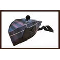 thumbnail image 4 of Glengarry Scottish Piper Kilt Hat, Wool Pride of Scotland Tartan, Traditional Highland Dress Cap for Bagpipers & Formal Wear, 4 of 4