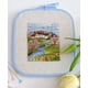 thumbnail image 4 of Juego de aros cuadrados de plástico azul Nurge para bordar, 4 unidades, 4 of 9