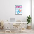 thumbnail image 2 of Stupell Industries Aspen Snowy Mountain Peak Graphic Art Black Framed Art Print Wall Art, Design by Lil' Rue, 2 of 7