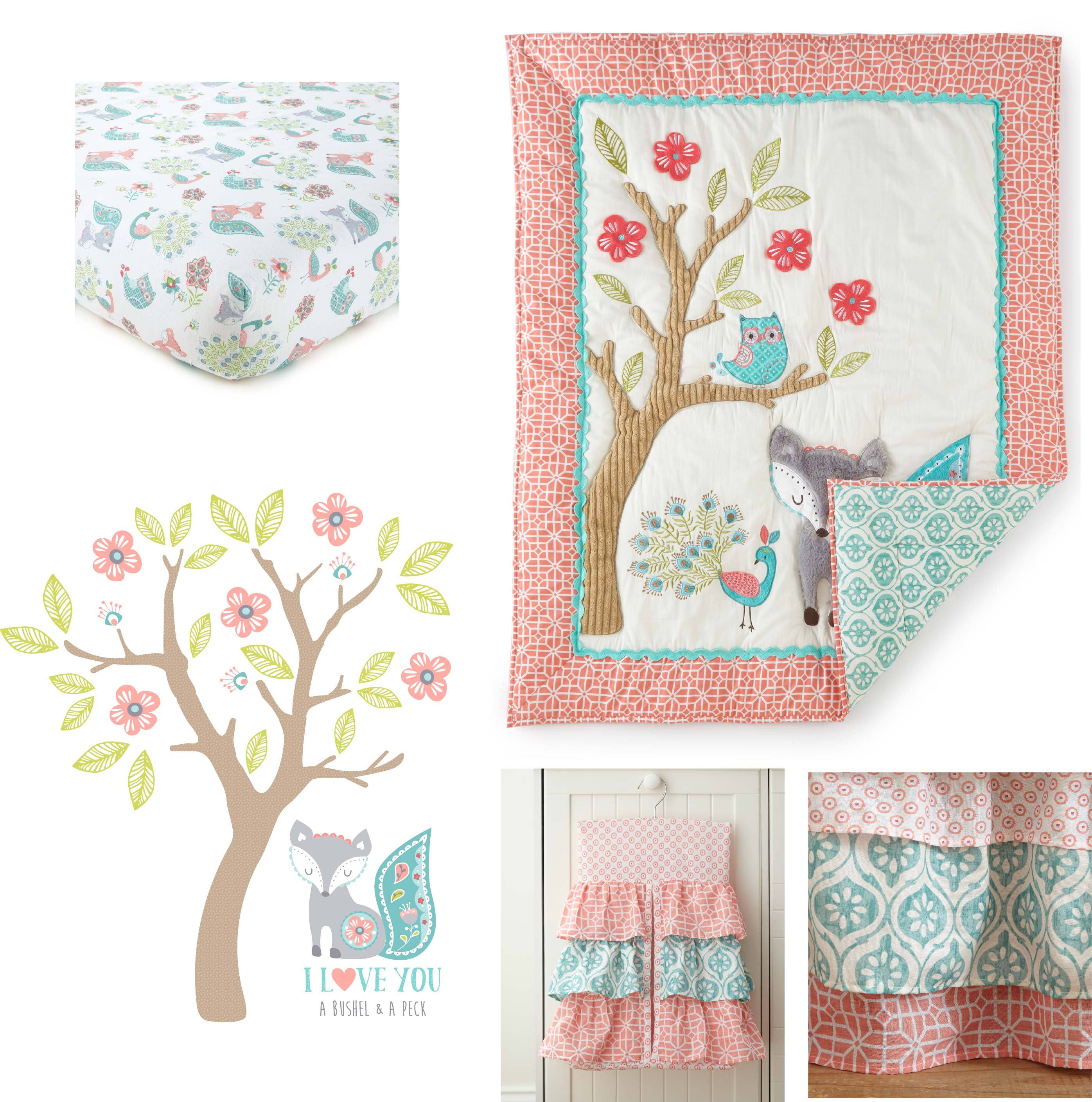 Levtex Baby Fiona 5 Piece Crib Bedding Set