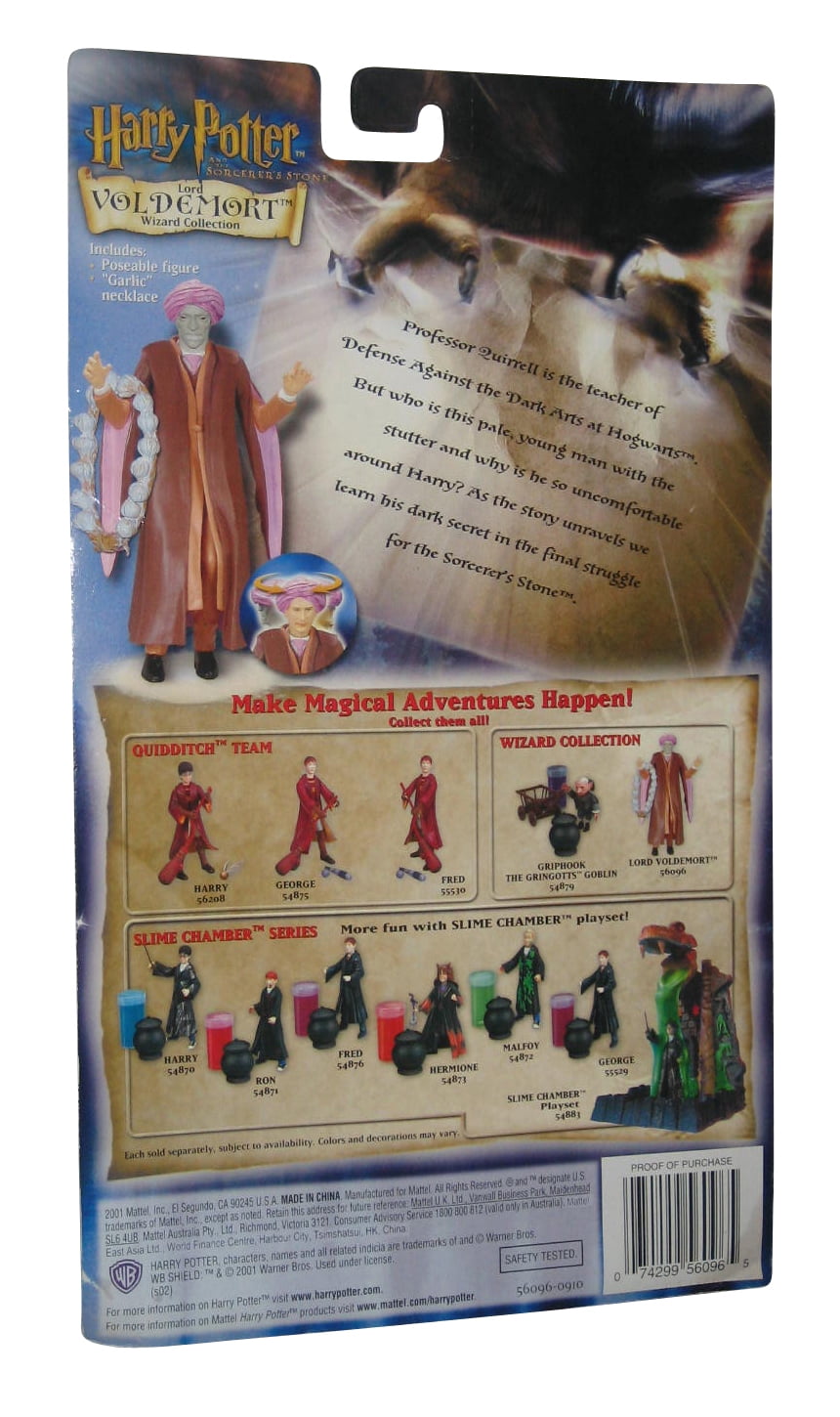 Harry Potter And The Sorcerer S Stone Professor Quirrell Lord Voldemort 6 Action Figure 2002 Mattel Walmart Com Walmart Com