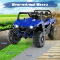 thumbnail image 4 of OLAKIDS 12V Ride on UTV, Battery Powered Off-Road Kids Electric Vehicles with Remote Control, Music, Horn, MP3, Lights, 3 Speeds, Soft Start, Ride on Truck for 3+ Boys Girls, 4 of 8