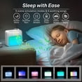 thumbnail image 3 of Despertador AIRIVO con luces nocturnas con ruido blanco para niños, 3 of 8