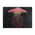 thumbnail image 5 of Yayeee Area Rugs for Living Room 6.7'x4.8' Non Slip Washable Bedroom Floor Carpet, UFO with Hearts Pattern, 5 of 5