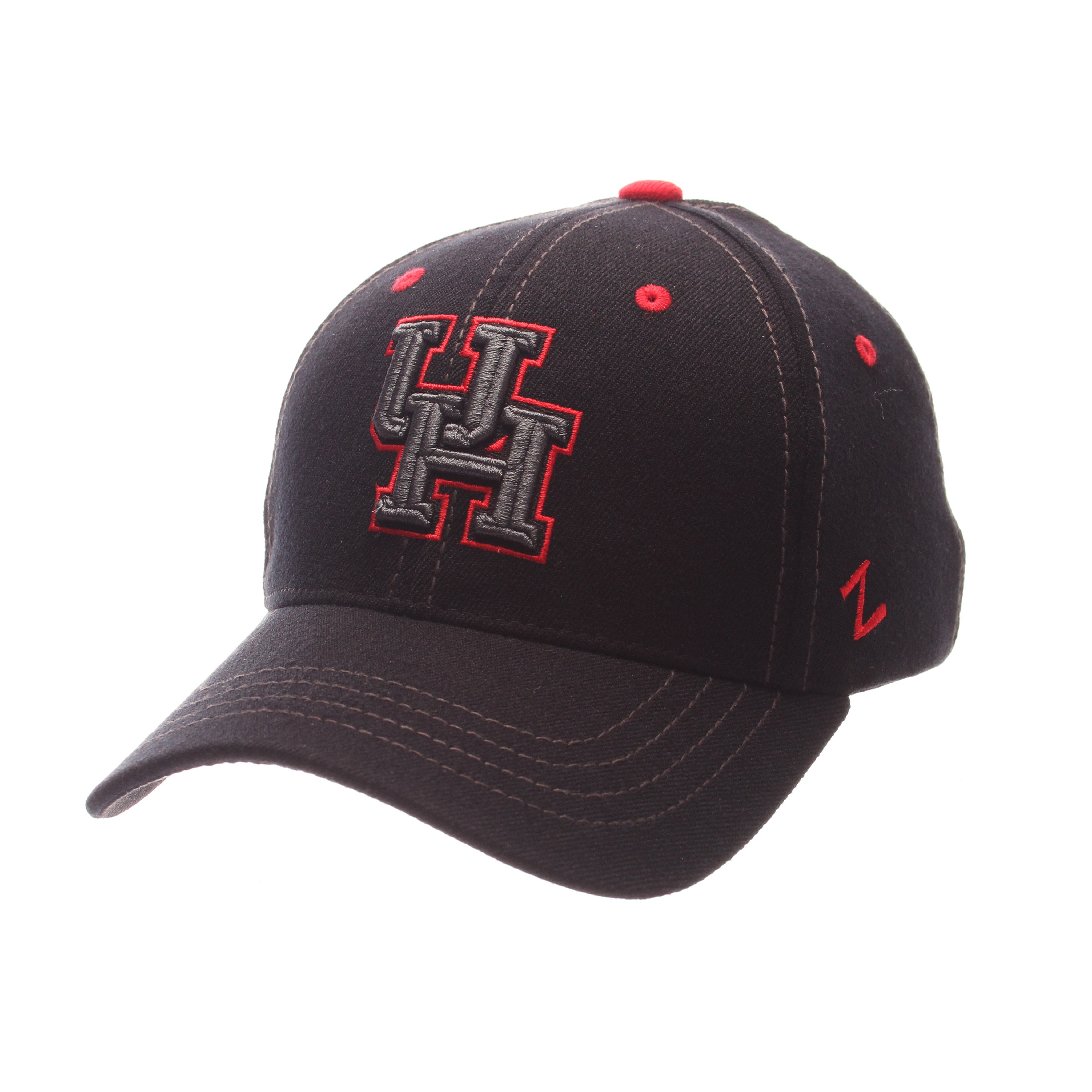 Houston Cougars Official NCAA Black Element Large Hat Cap by Zephyr