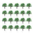 thumbnail image 1 of 20 piezas 1/100 Árbol en miniatura, Planta en miniatura Bonsái Modelo estático para Dioramas Verde blanco, 1 of 8