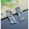 thumbnail image 4 of U8MO 6~50pc Retro Wedding Couple Alloy Charms Pendant Jewelry Making DIY 27*11mm-50pcs, 4 of 8