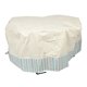 thumbnail image 1 of Funda Redonda Para Silla De Mesa De Exterior, Tela Oxford 600D, Funda Para Muebles De Patio, Protección UV, Diseño Resistente Al Viento Con Rejillas De Ventilación, Adecuada, 1 of 7