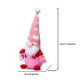 thumbnail image 2 of 1PCS Valentine's Day Decorations - Pink Plush Swedish Stuffed Ornaments, Home Table & Shelf Decor for Home Party, Valentine Gifts, 2 of 5