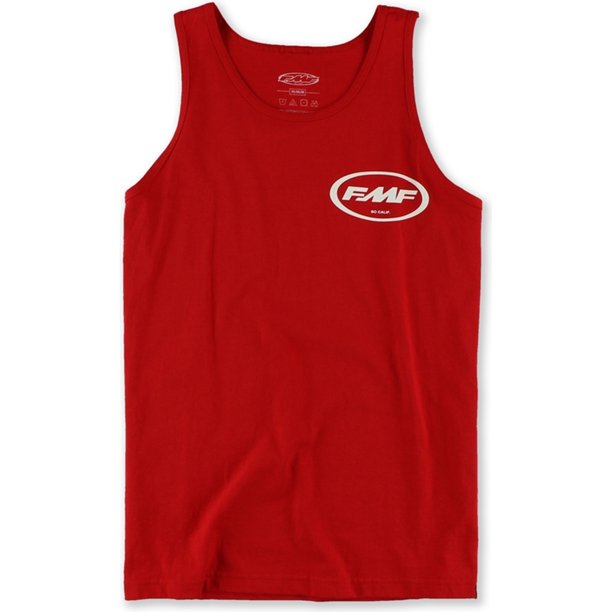 Camiseta sin Mangas FMF So. Calif. Logo Estándar Rojo Mediano