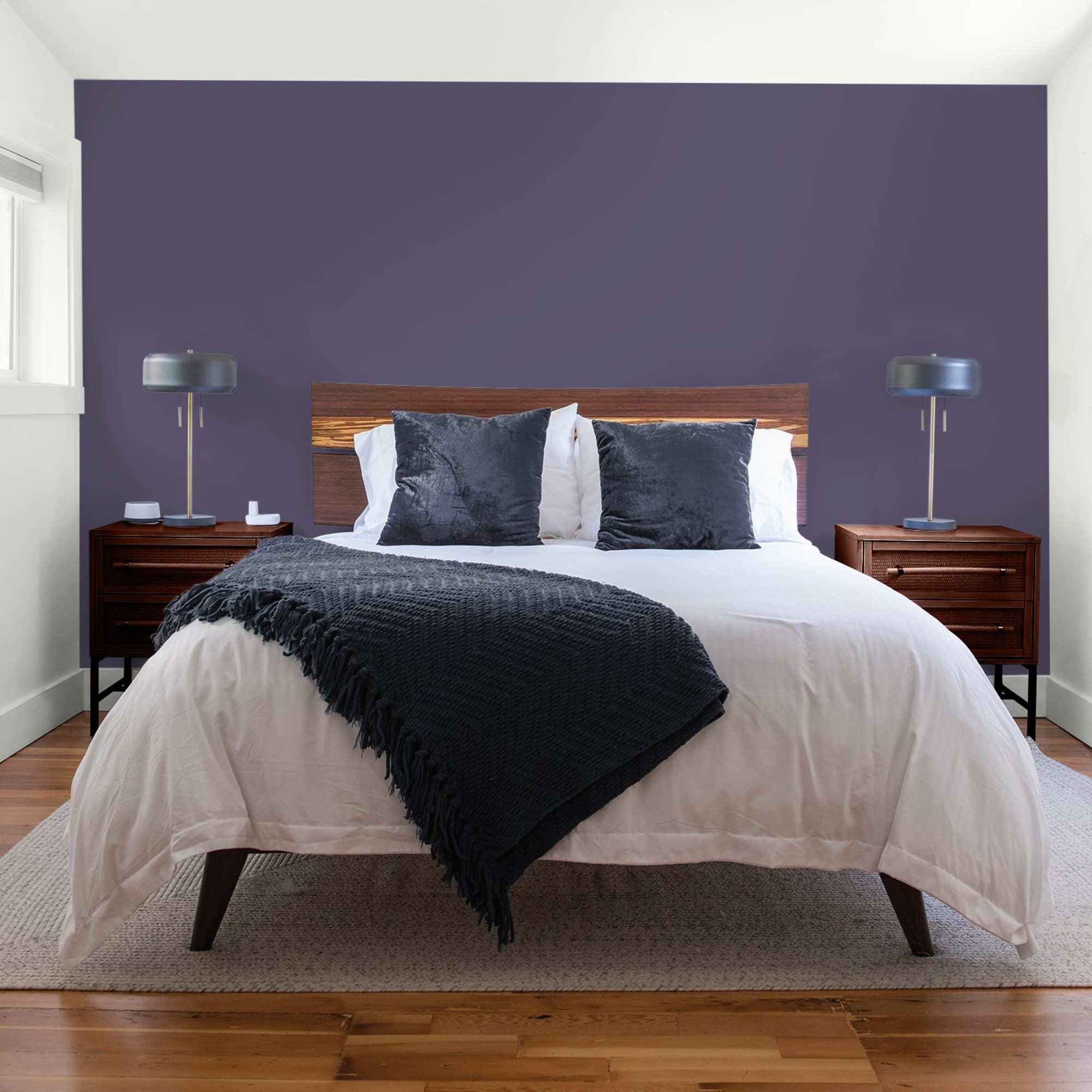 Glidden HEP Magic Spell / Purple, Flat Interior Paint with Primer, 1 Gallon