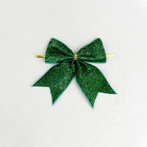 Elegant Christmas Bow Ornaments with Bell Sound for Festive Tree Decorations, Holiday Home Decor, Wreaths, Gift Wrapping and Wall Hanging for Indoor Outdoor Use