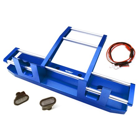Integy RC Toy Model Hop-ups C27117BLUE CNC Alloy Front Bumper w/ LED for Tamiya 1/14 King Hauler & Globe Liner price history on PriceWatchPro