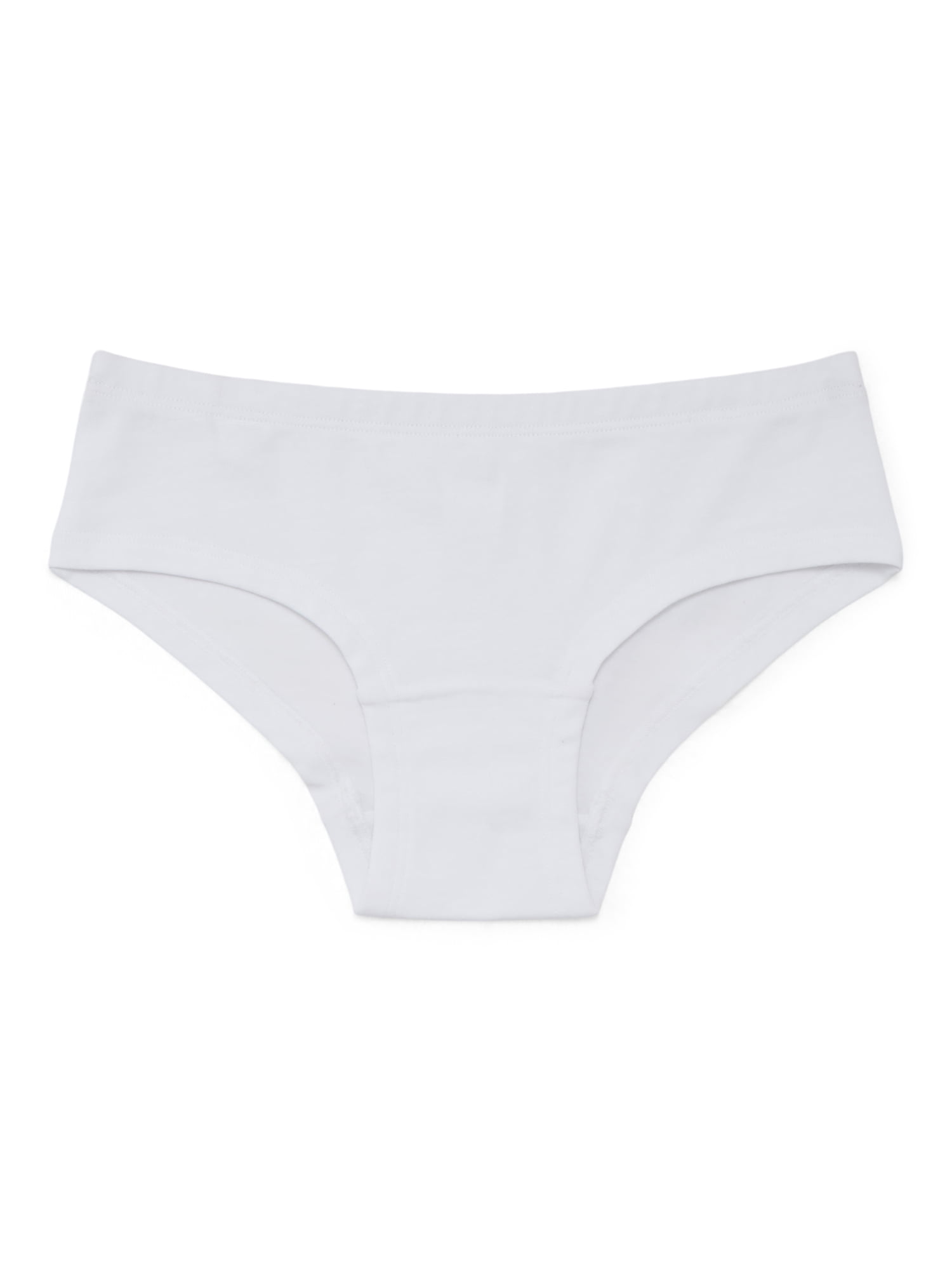 Wonder Nation Girls Cotton-Blend Scoop Bralette and Brief Panties Bundle, 5-Pack, Sizes XS-2XL