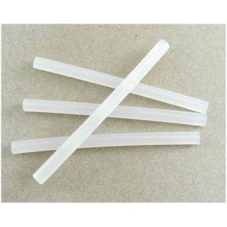 School Smart Dual Temperature Glue Stick, 0.4375" X 10", Clear, Pack of 20