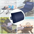 thumbnail image 5 of Zero Gravity Chair Replacement Pillow Headrest with Elastic Band, Universal Soft Removable Padded Cushion Head Pillow for Zero Gravity Lounge Chair, Folding Patio Lawn Recliner Chair, 5 of 7