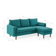 thumbnail image 2 of Modway Revive Upholstered Right or Left Sectional Sofa in Teal, 2 of 7