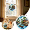 thumbnail image 1 of Outdor Acrylic Puzzles Window Hanging 7.4 Inch Acrylic Puzzles Garden For Mom Birthday Home, 1 of 6