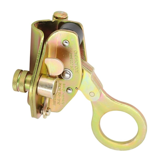 Agarre de Cuerda Zulema 25kN para Escalada en Polea Color Dorado
