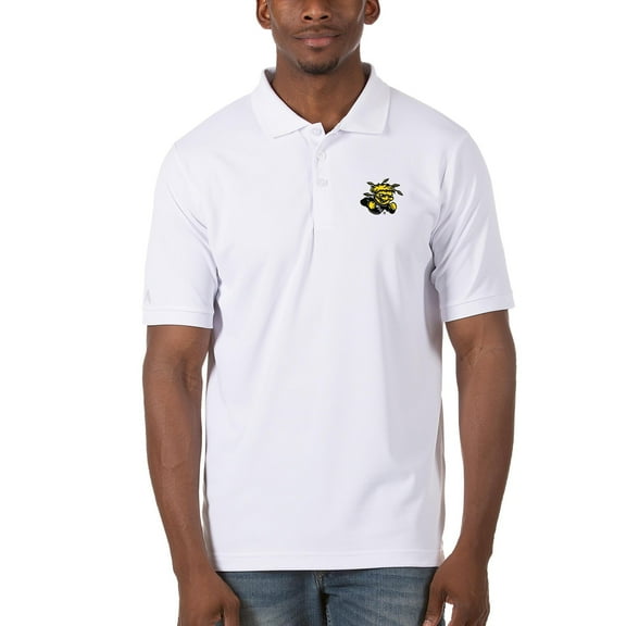 Men's Antigua White Wichita State Shockers Legacy Pique Polo