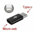 thumbnail image 6 of Micro USB to USB C Adapter 10 Pack Converter Micro USB to Type C USB Adapter Data Syncing and Charging Converter for Samsung,MacBook,ChromeBook Pixel,Nexus - Black (10 PACK), 6 of 7