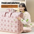 thumbnail image 6 of Matoen Extra Large Heavy Duty Storage Bag with Reinforced Handles & Double Zipper - Thickened Travel Space Saver for Clothes, Quilts, Moving (50 Gal), 6 of 6
