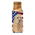 thumbnail image 3 of Carolines Treasures SC9514MUK Cocker Spaniel Buff Usa American Flag Michelob Ultra bottle sleeves For Slim Cans - 12 oz., 3 of 3