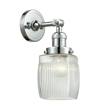 

Innovations Lighting 203 Colton Colton 1 Light 11 Tall Bathroom Sconce - Chrome
