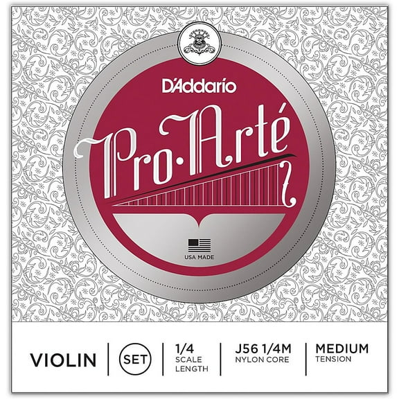 D'Addario Pro-Arte Series Violin String Set 1/4 Size