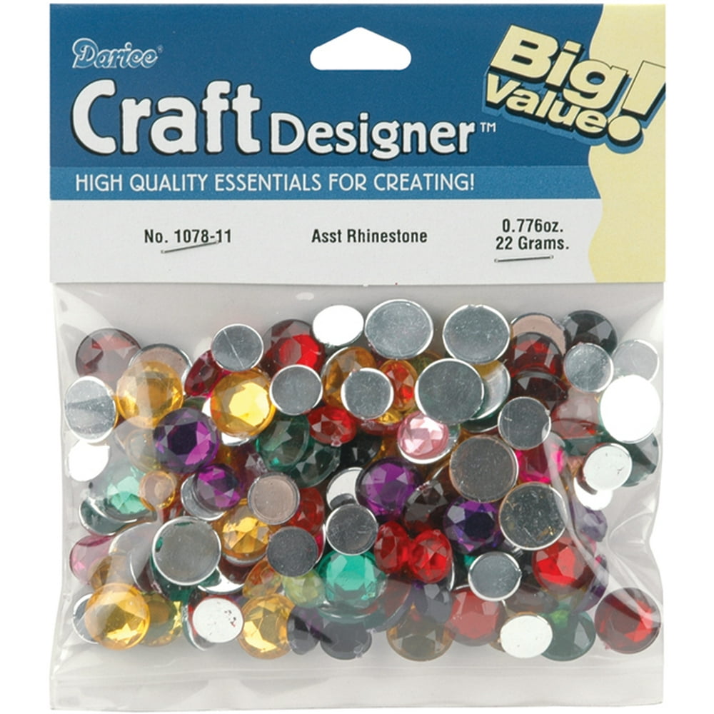 Round Rhinestones Assorted Colors and Sizes